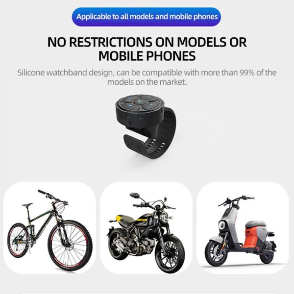 Motorcycle Handlebar Bluetooth Controller