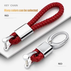 The Leather Hand-Woven Keychain is not just an accessory; it's a symbol of style and quality. Secure your keys in style or delight someone special with this exquisite keychain today!