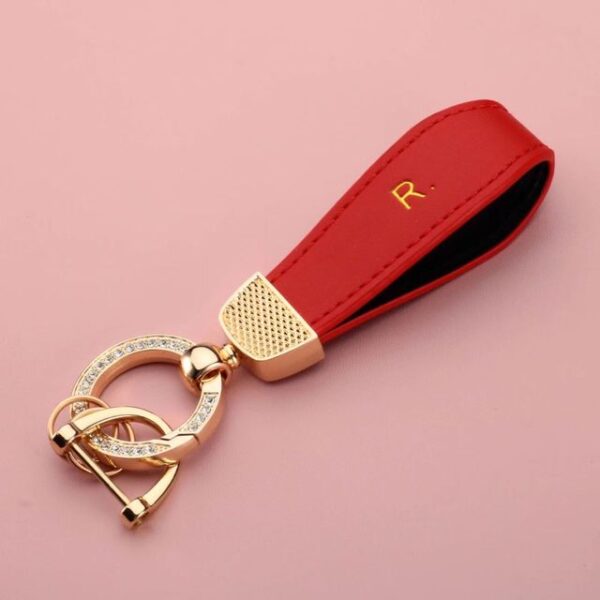 Luxury Leather Key Keychain